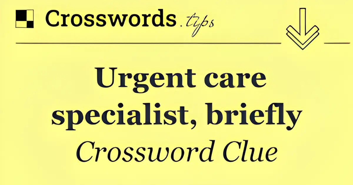 Start to Care crossword clue